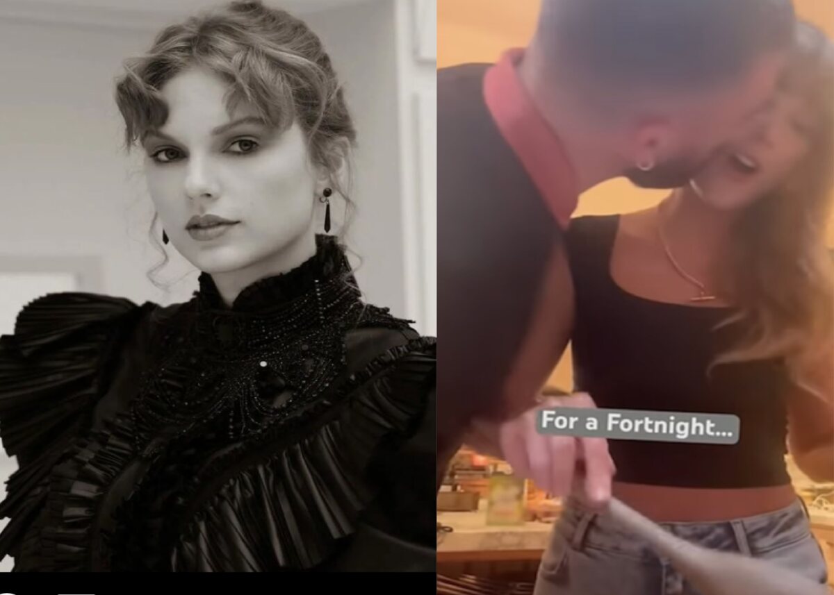 Taylor Swift shares sweet kiss amidst album release celebration AffluenceR